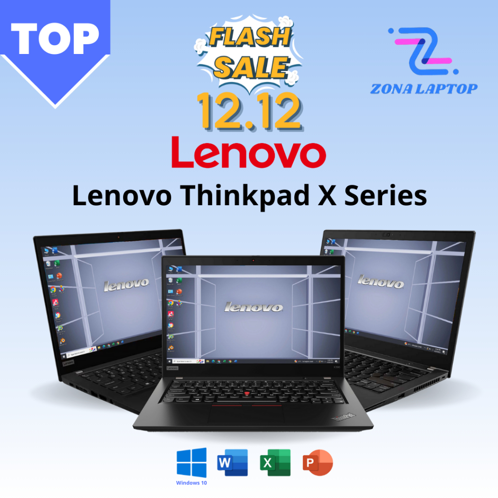Lenovo Thinkpad X240 / X250 / X260 / X270 / X280 / X390 | i3 / i5 / i7 SECOND | MURAH | BERKUALITAS