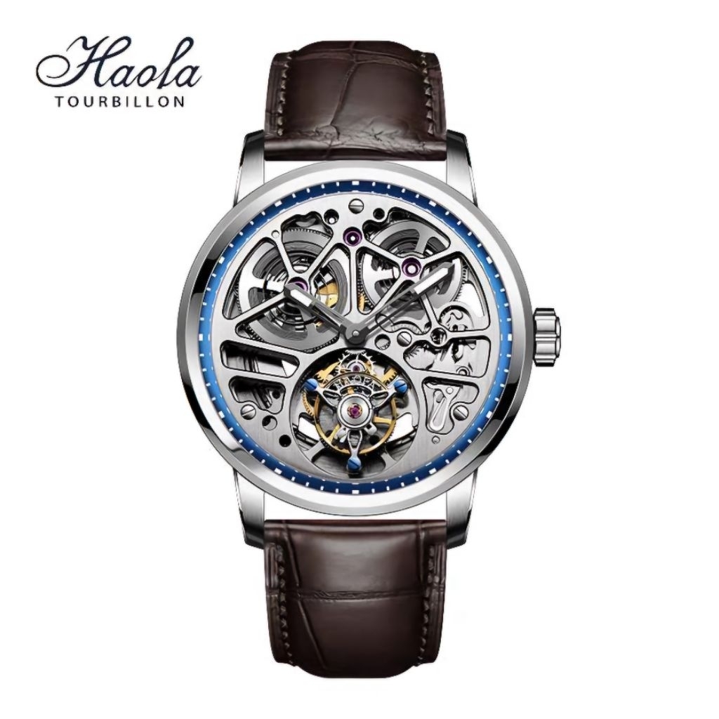 Haofa 1930 Tourbillon Double Spring Leather