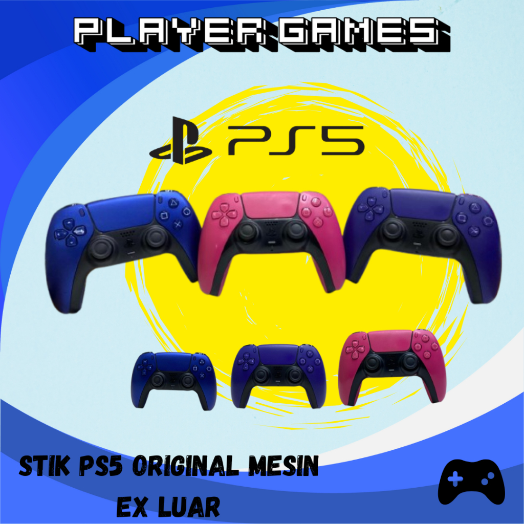 STIK PS5 ORIGINAL MESIN DUALSENSE PS5 ORI SECOND LIKE NEW KONDISI MULUS