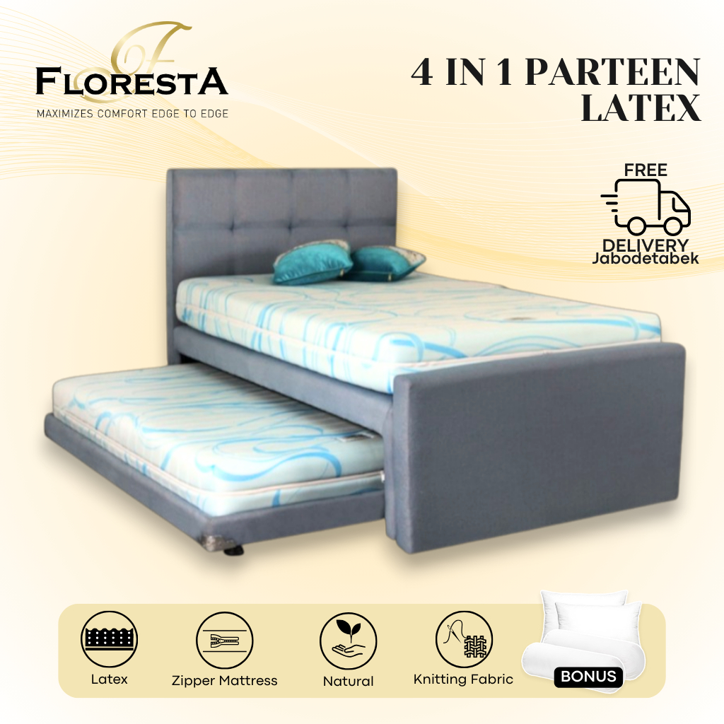Kasur Springbed Sorong Floresta 4 In 1 Parteen Latex