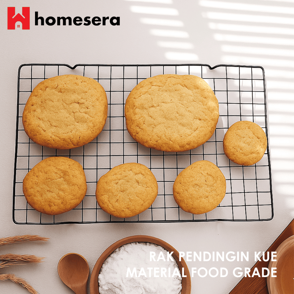 RAK PENDINGIN KUE TIRISAN KUE COOLING RACK STAINLESS STEEL RAK PENGERING TATAKAN KUE | TATAKAN RAK P