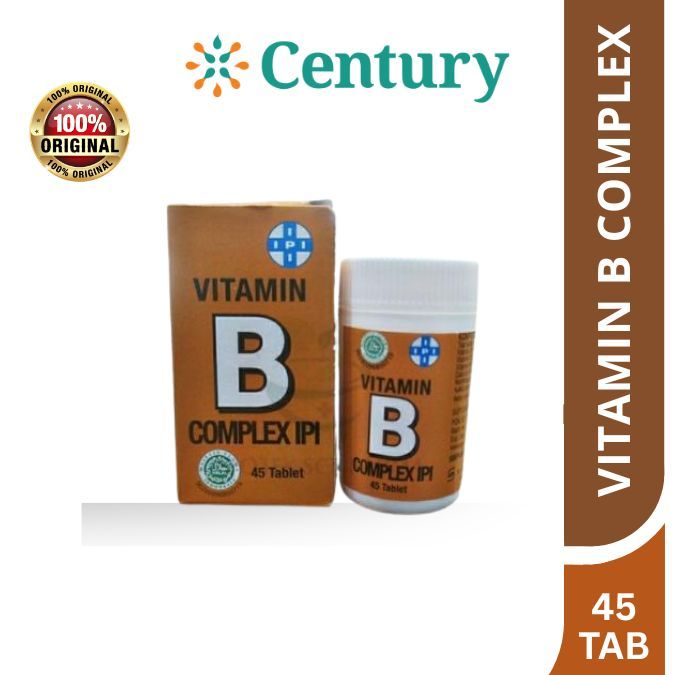 IPI VITAMIN B COMPLEX ISI 45 TAB / B COMPLEK / KESEMUTAN / PEGAL PEGAL / MULTIVITAMIN