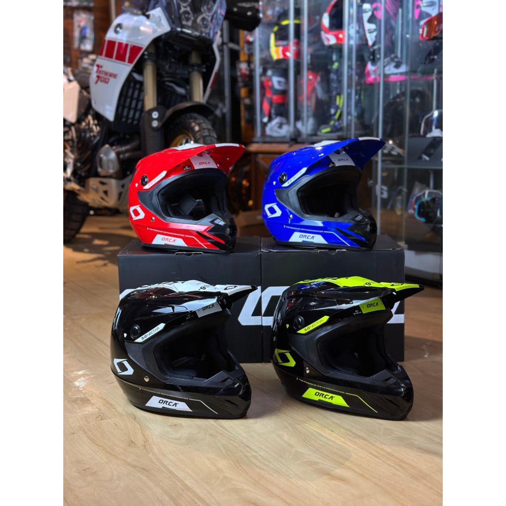 HELM ORCA NECTAR RSV NEW CROSS SUPERMOTO TRAIL ADVENTURE