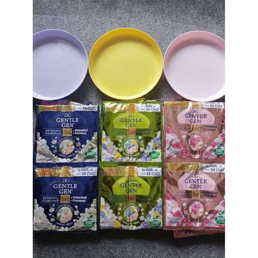 Gentle gen gratis piring cantik