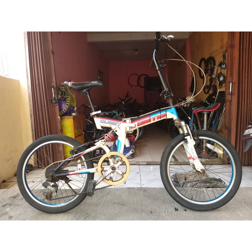 Sepeda Lipat United Seken UK 20 Inch Speed 6 Siap Pakai