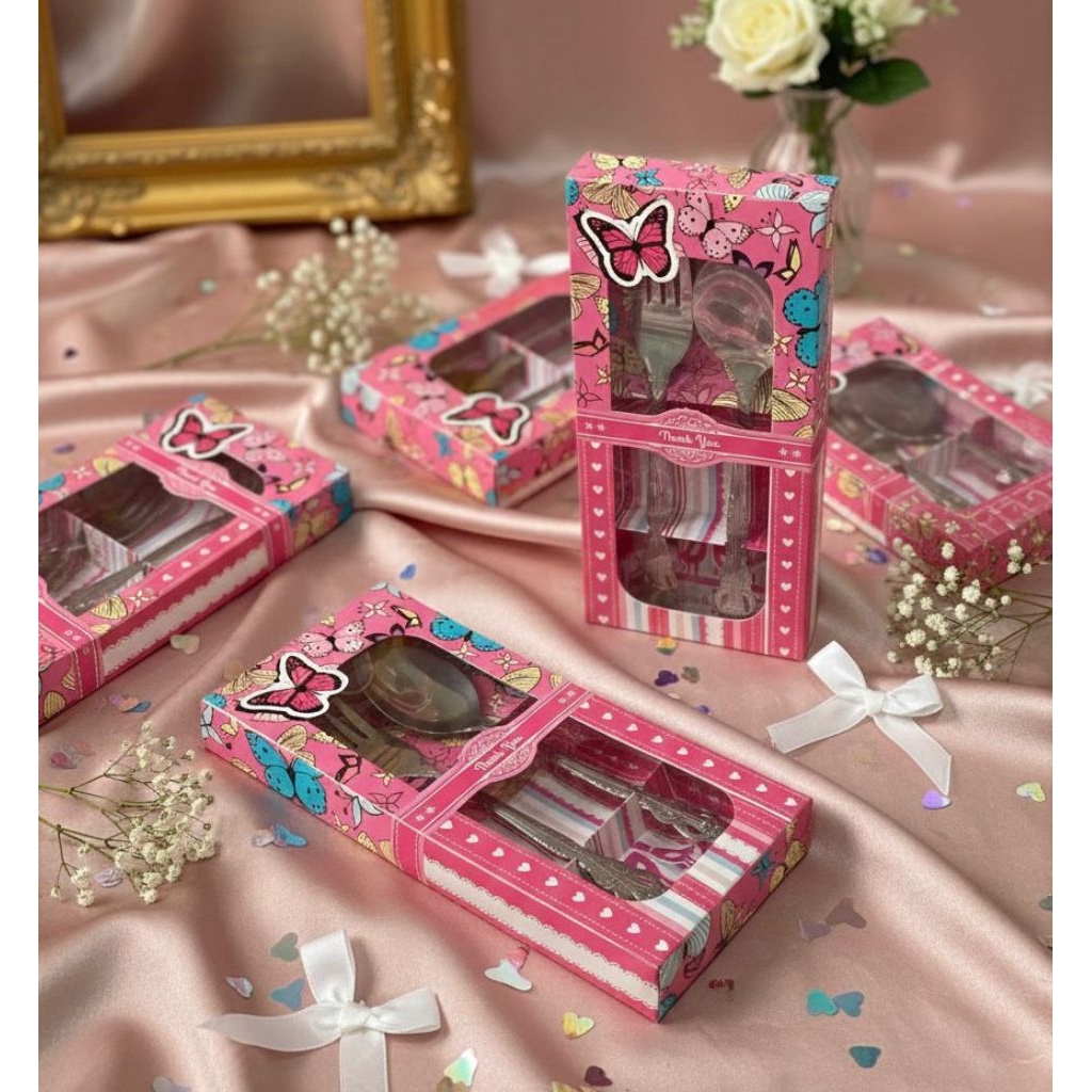 Souvenir sendok garpu box