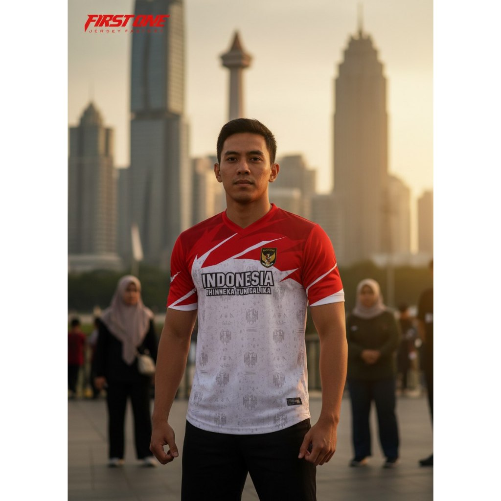 Jersey Indonesia Sulawesi Utara Pendek – Dryfit Premium / Breeze UV – Full Print Sublimasi Jepang – 