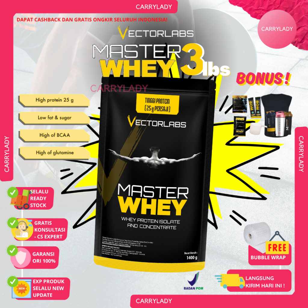 VECTORLABS MASTER WHEY 3 LBS WHEY PROTEIN