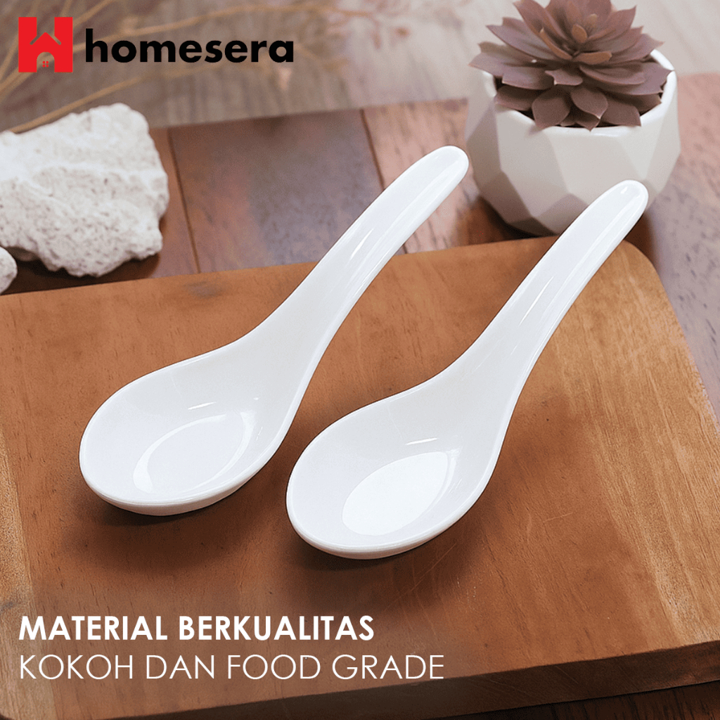 SENDOK BEBEK MELAMIN PUTIH | SENDOK SUP | SENDOK BUBUR MELAMIN | SENDOK BEBEK PLASTIK MELAMIN