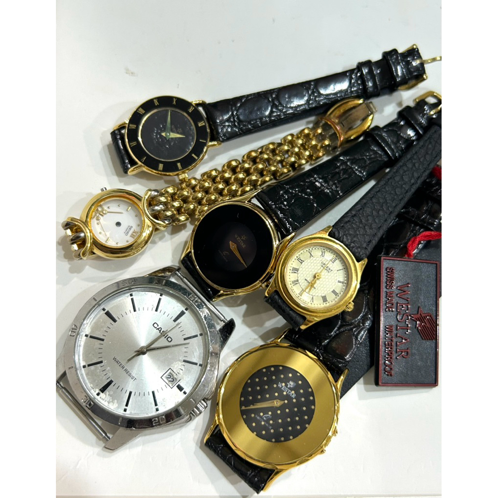 jam rusak seiko westar casio ori japan & swiss made