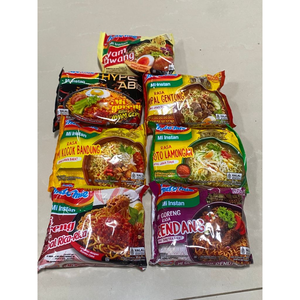 Indomie Goreng Bermacam Varian Isi 5 Bungkus