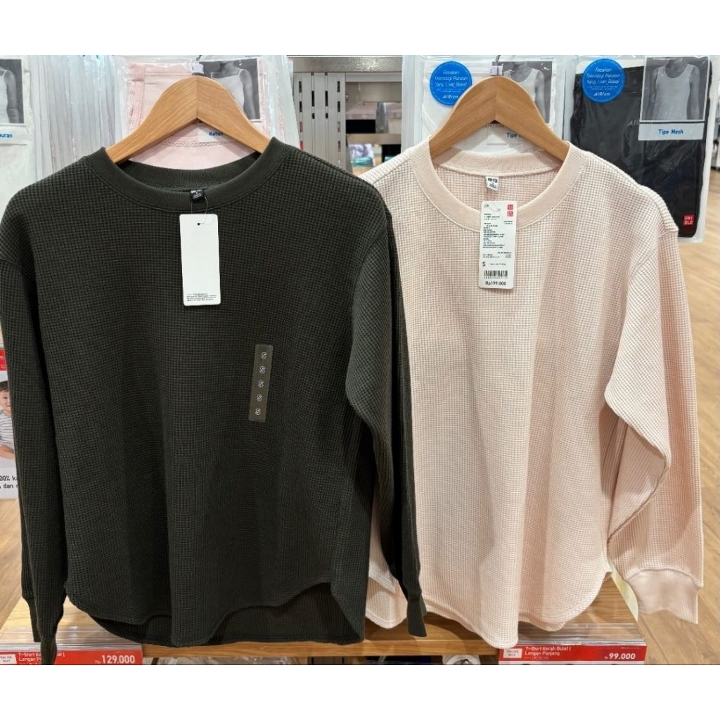 jastip tshirt waffle uniqlo