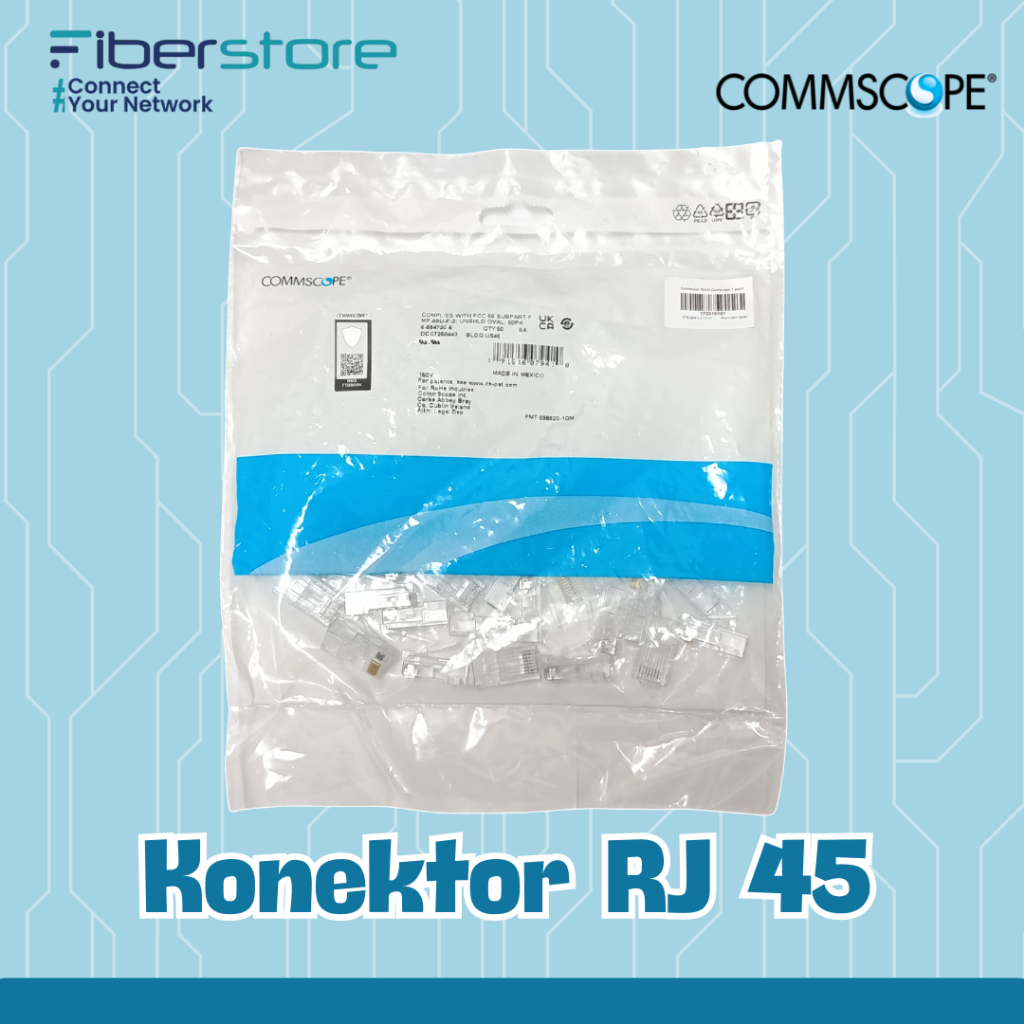 Comscope Connector RJ45 1 Pack 50 Pcs Original