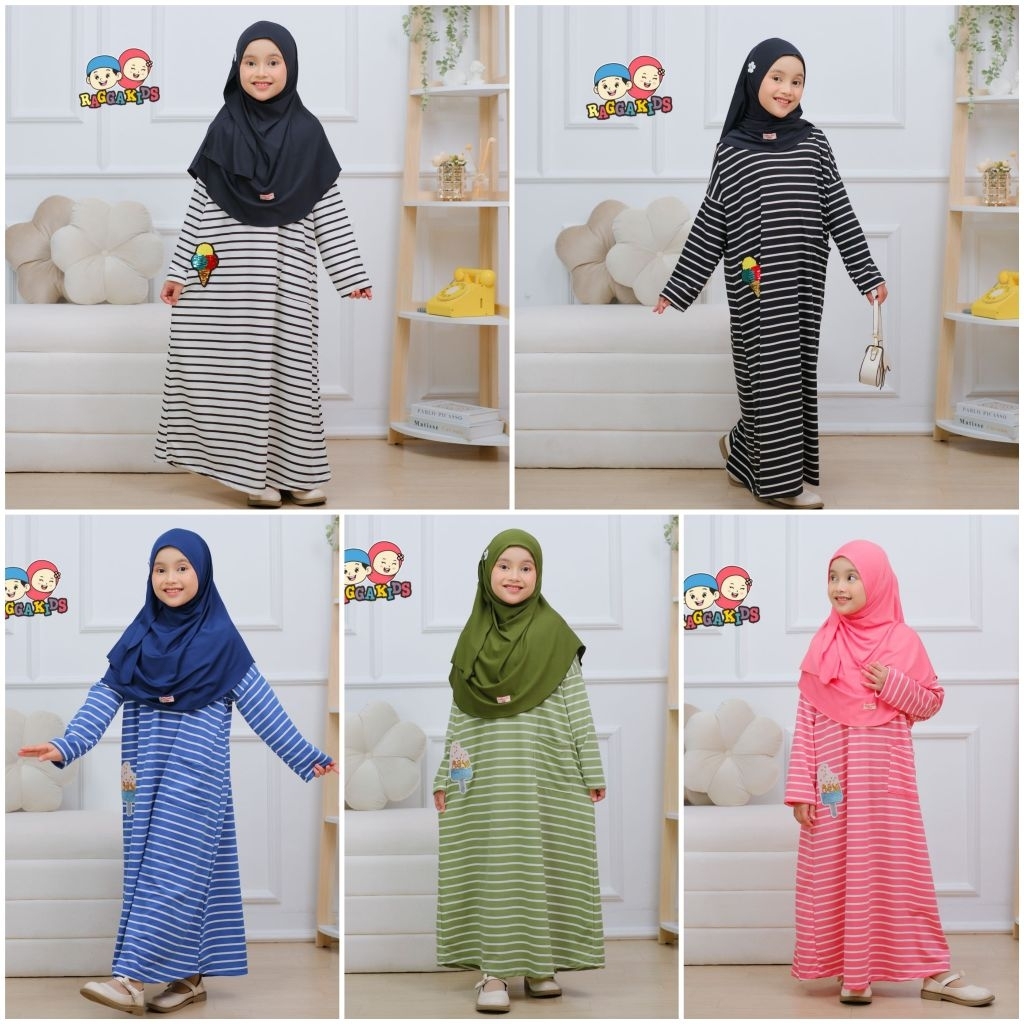 Gamis Anak Salur | Gamis Raggakids