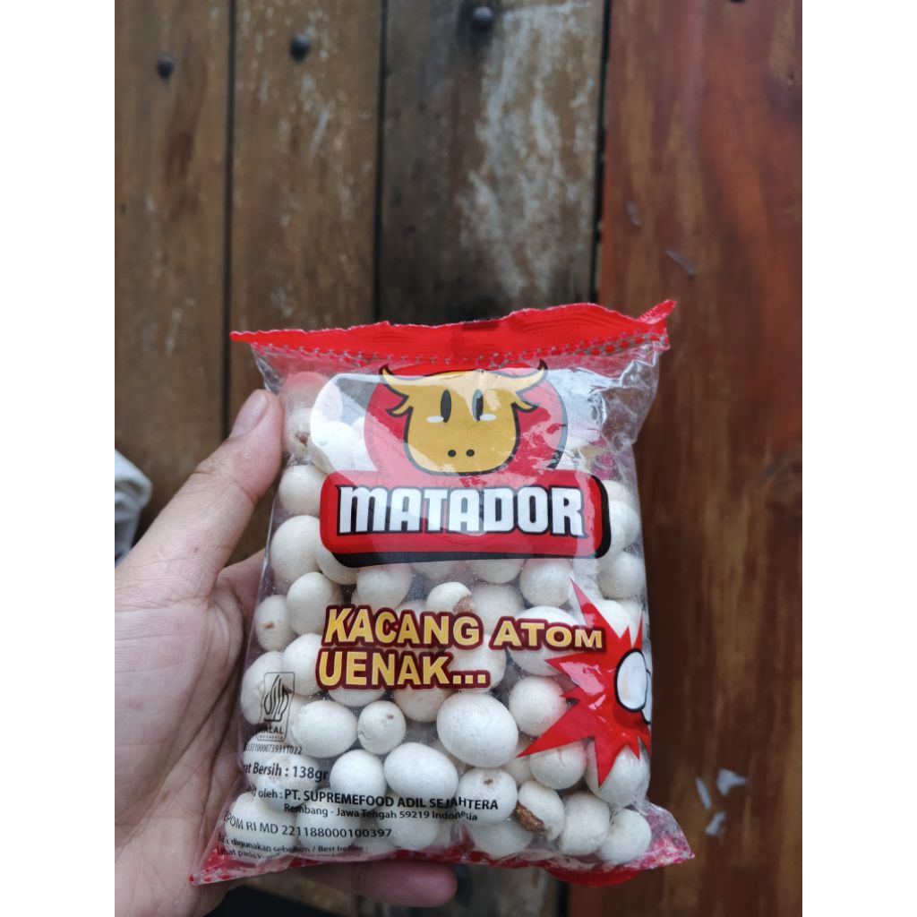 kacang atom matador 138gr
