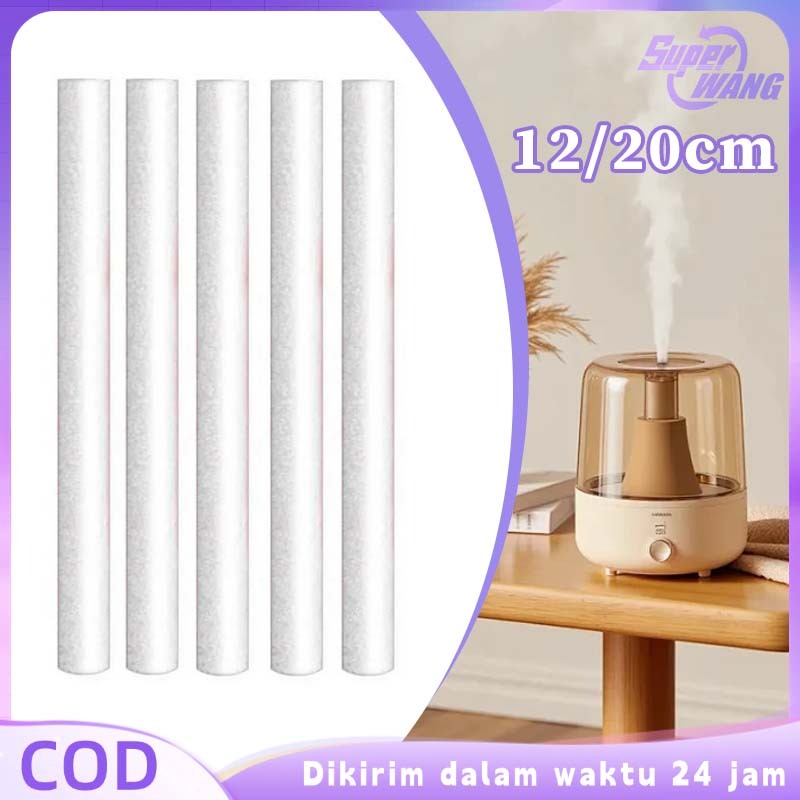 10pcs Stik Kapas Humidifier Kapas Filter Air Humidifier 12/20cm Filter Cotton Humidifier Kapas Humid