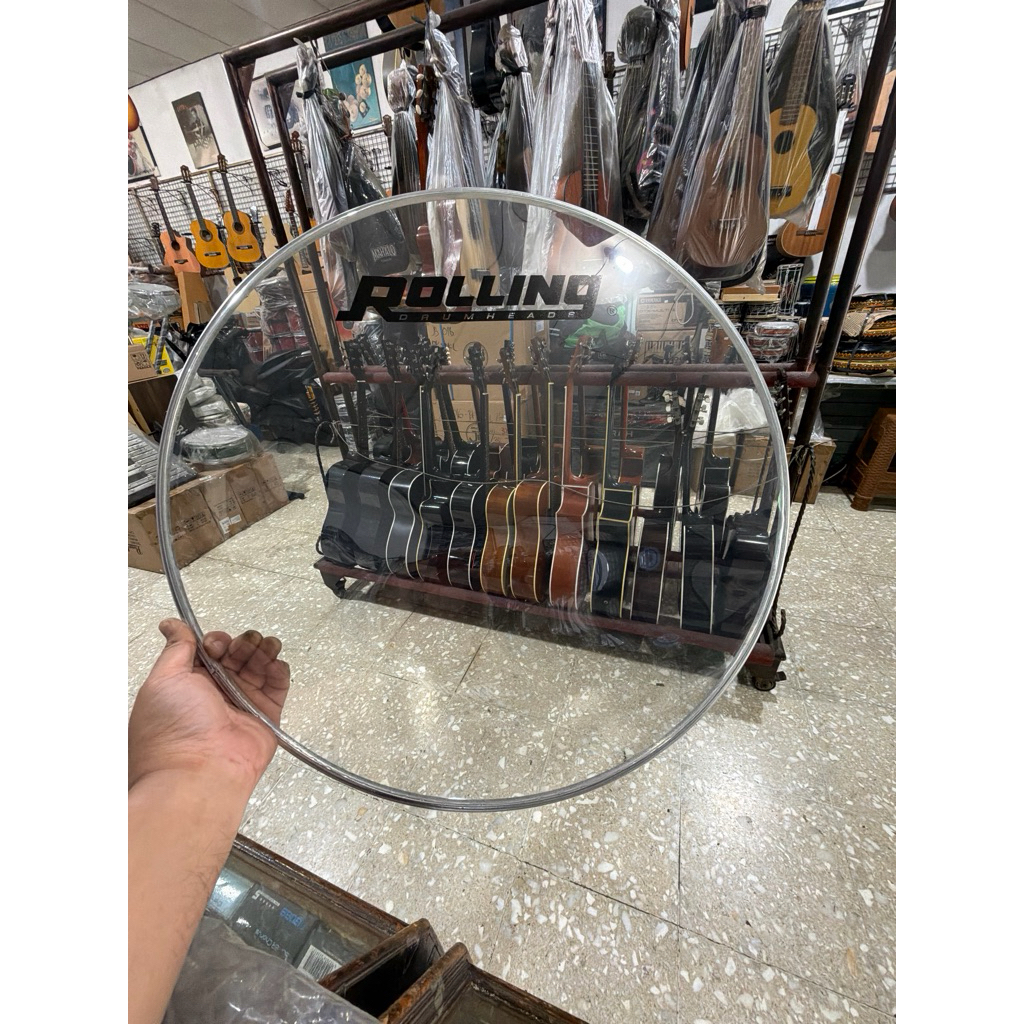 Head Bass Drum Rolling 22” Bening / Clear