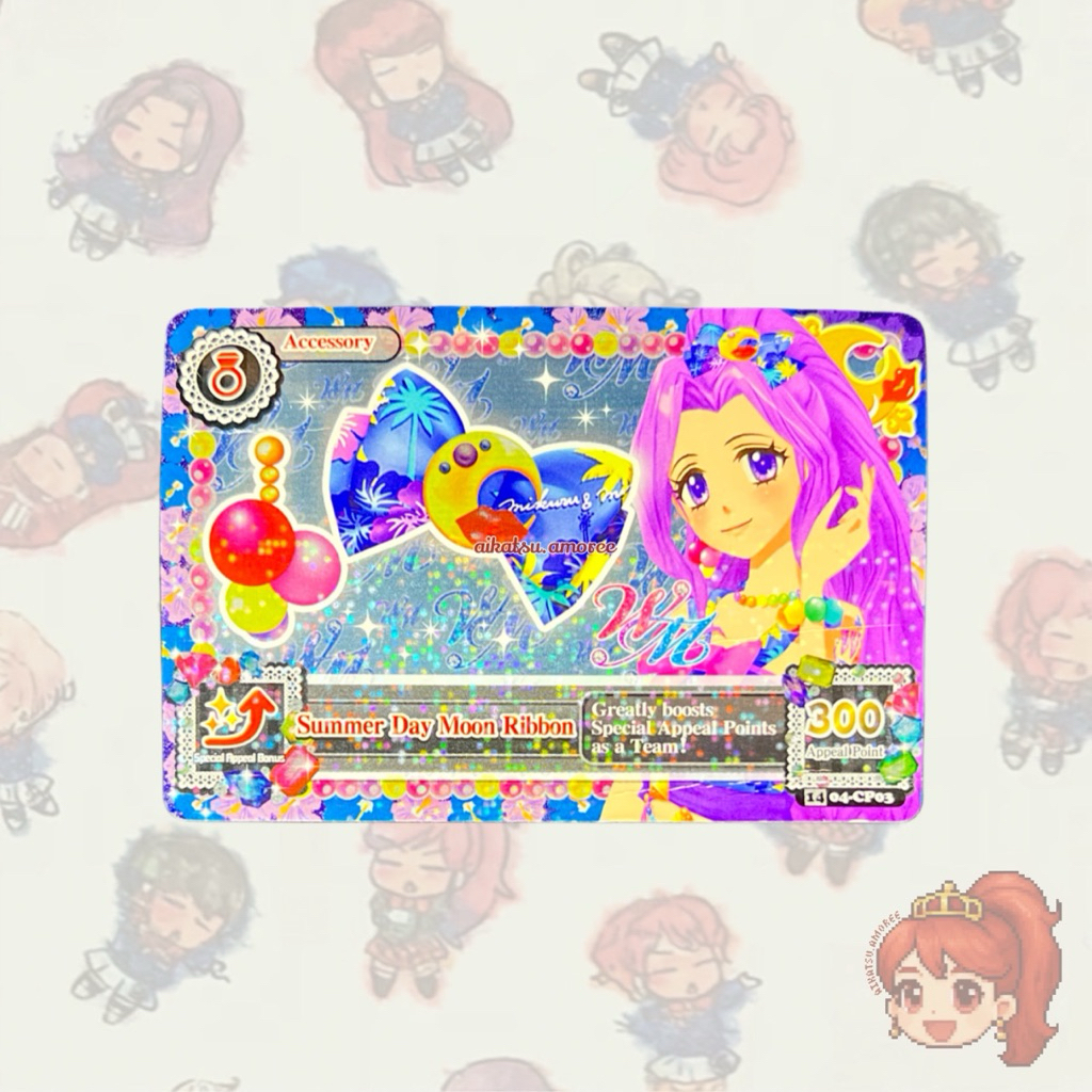 Aikatsu CP WM Unit Summer Day Moon Accessories Mizuki Kanzaki