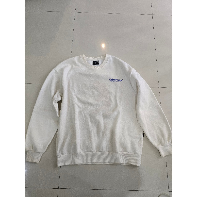 URBANAGE Sweater White Korean