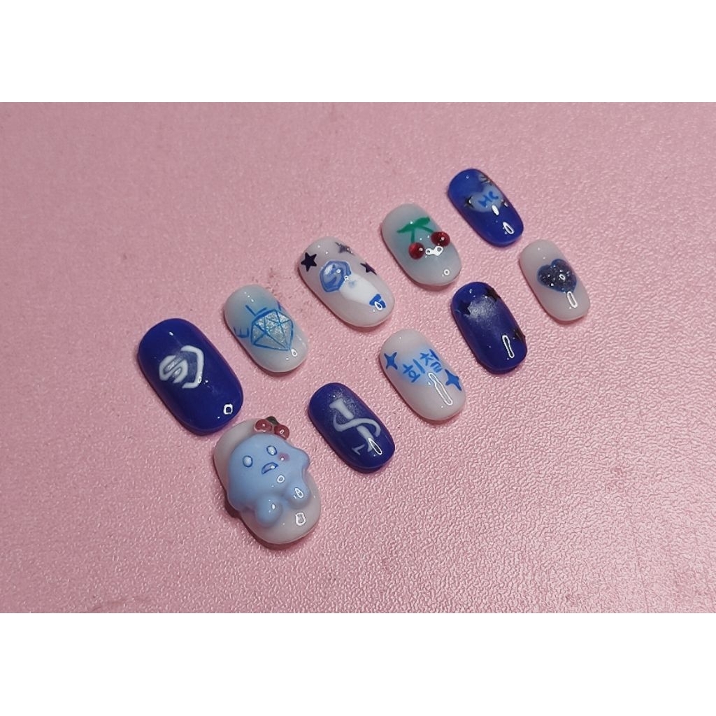 SuperJunior Doll Suju Super Junior Heechul Press On Nails (bisa request member)