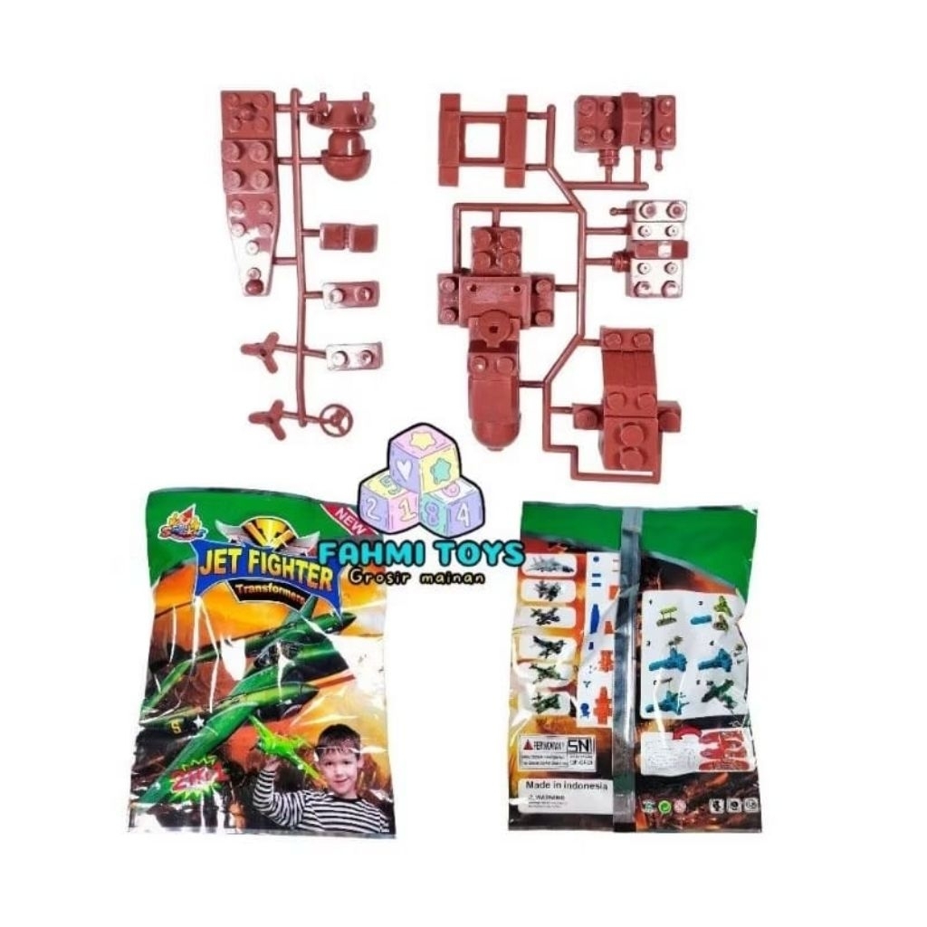 20 PCS MAINAN JET FIGHTER kapal jet rakit mainan rakit plastik foil