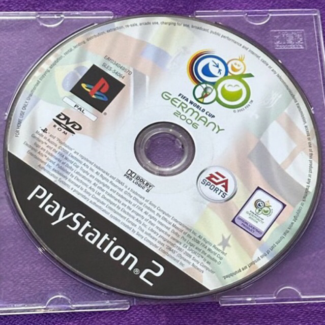 kaset ps2 ori pal fifa world cup germany 2006