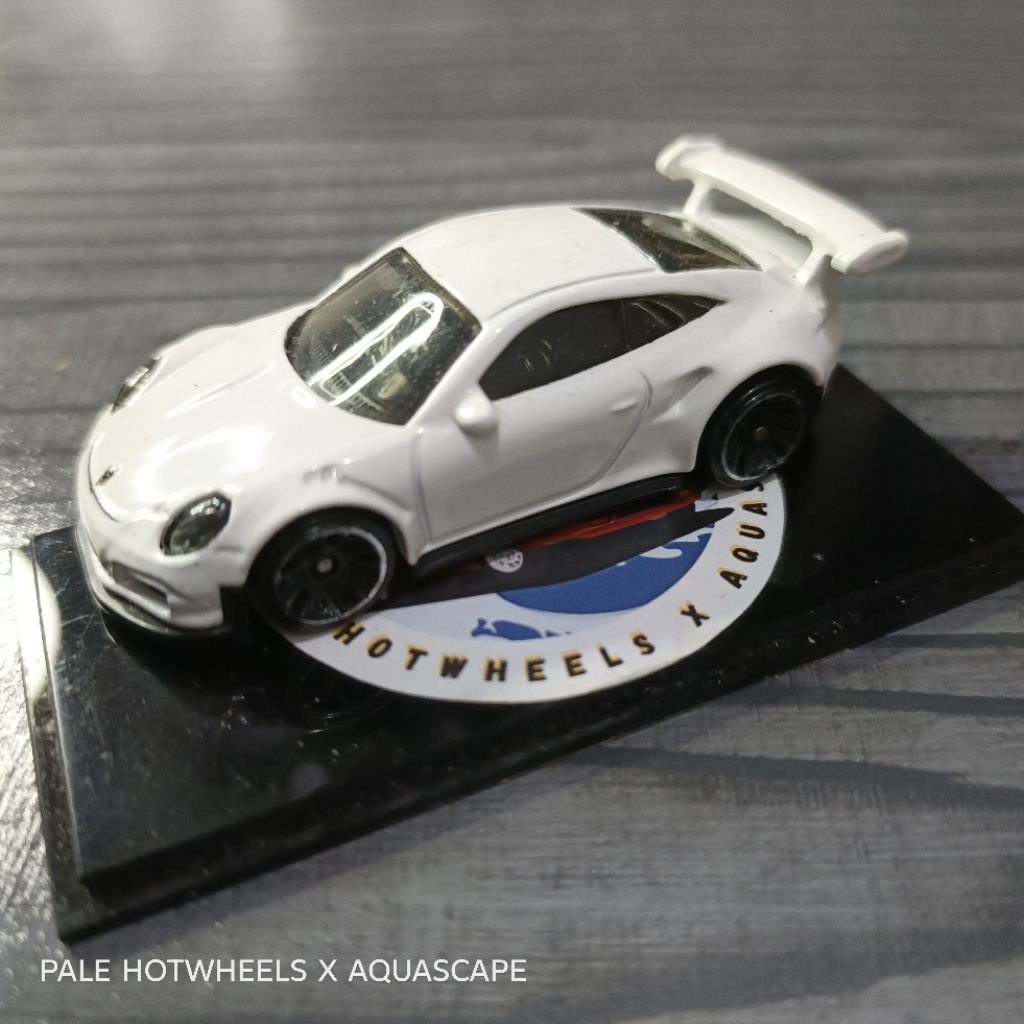 HOTWHEELS PORSCHE 911 GT 3 RS PUTIH RARE LOOSE