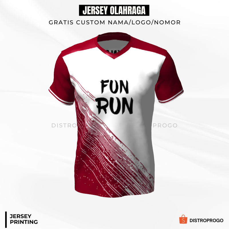 Kaos Jersey Lari 506 - Jersey Fun Run Custom Full Printing
