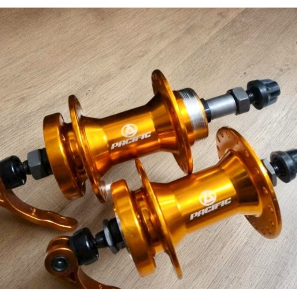 Hub freehub sepeda Pacific 7 speed Type ulir/drat Alloy discbrake 6baut