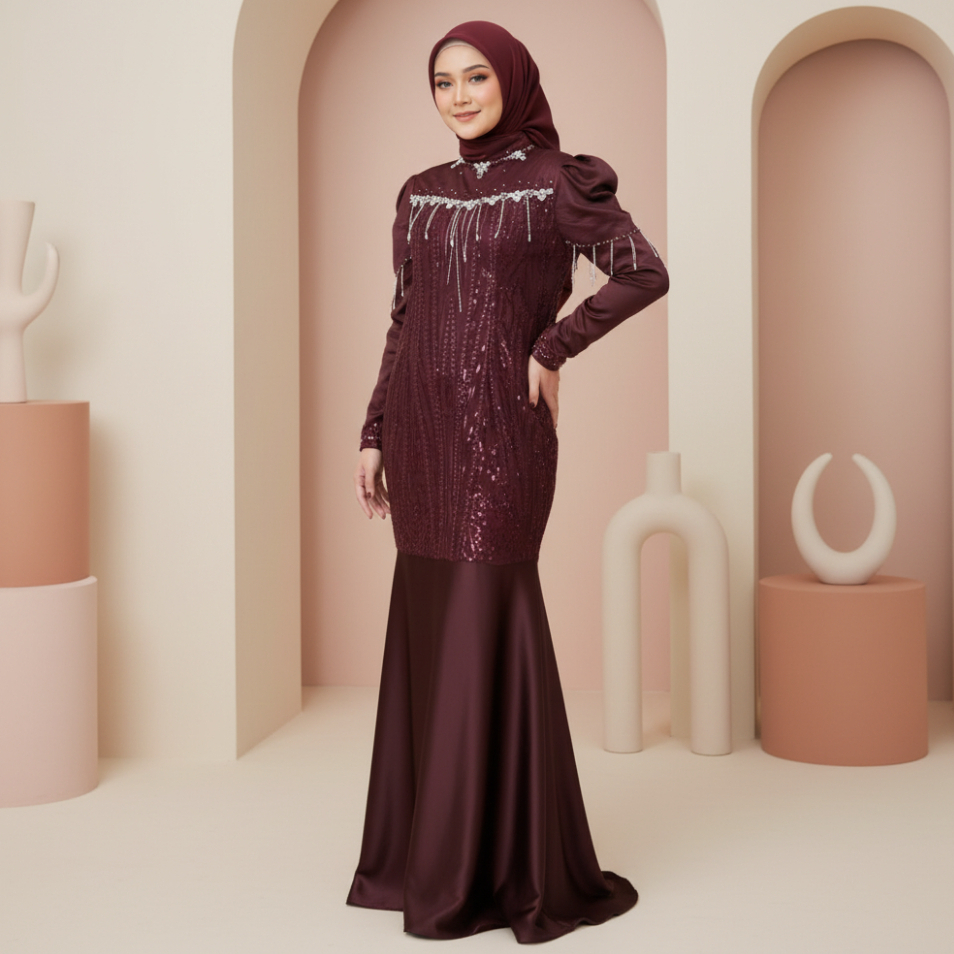 Dress Wanita Arshilla Gamis Lebaran 2026 Model Gamis Terbaru Baju Kondangan Kekinian