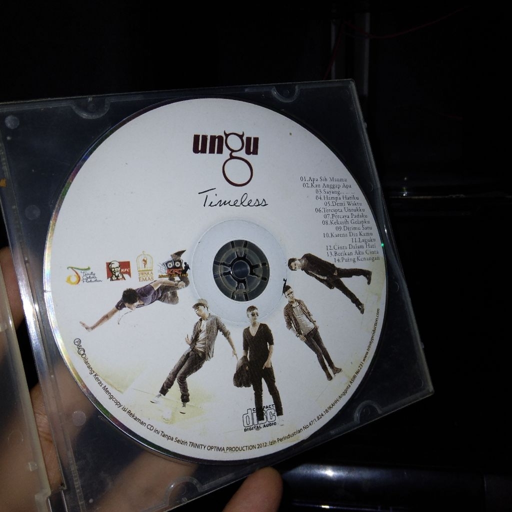 Cd Ungu Timeless no cover
