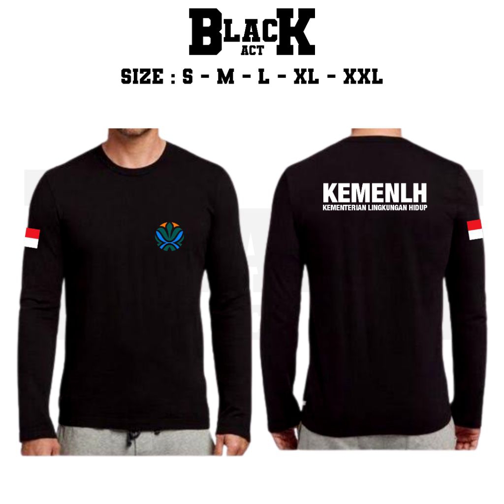 KAOS KEMENLH KEMENTERIAN LINGKUNGAN HIDUP LENGAN PANJANG