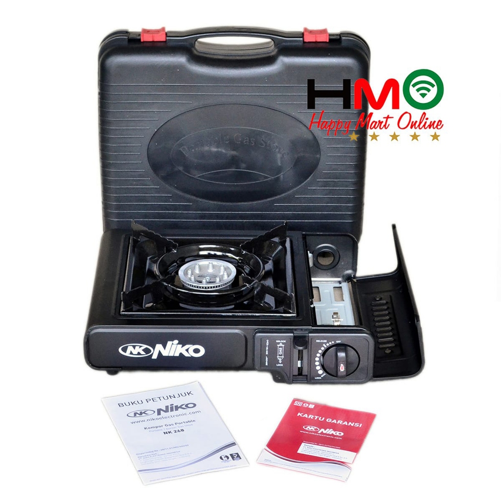 Kompor Portable Niko 2 in 1 Gas Kaleng Niko NK-268 NK268 NK 268