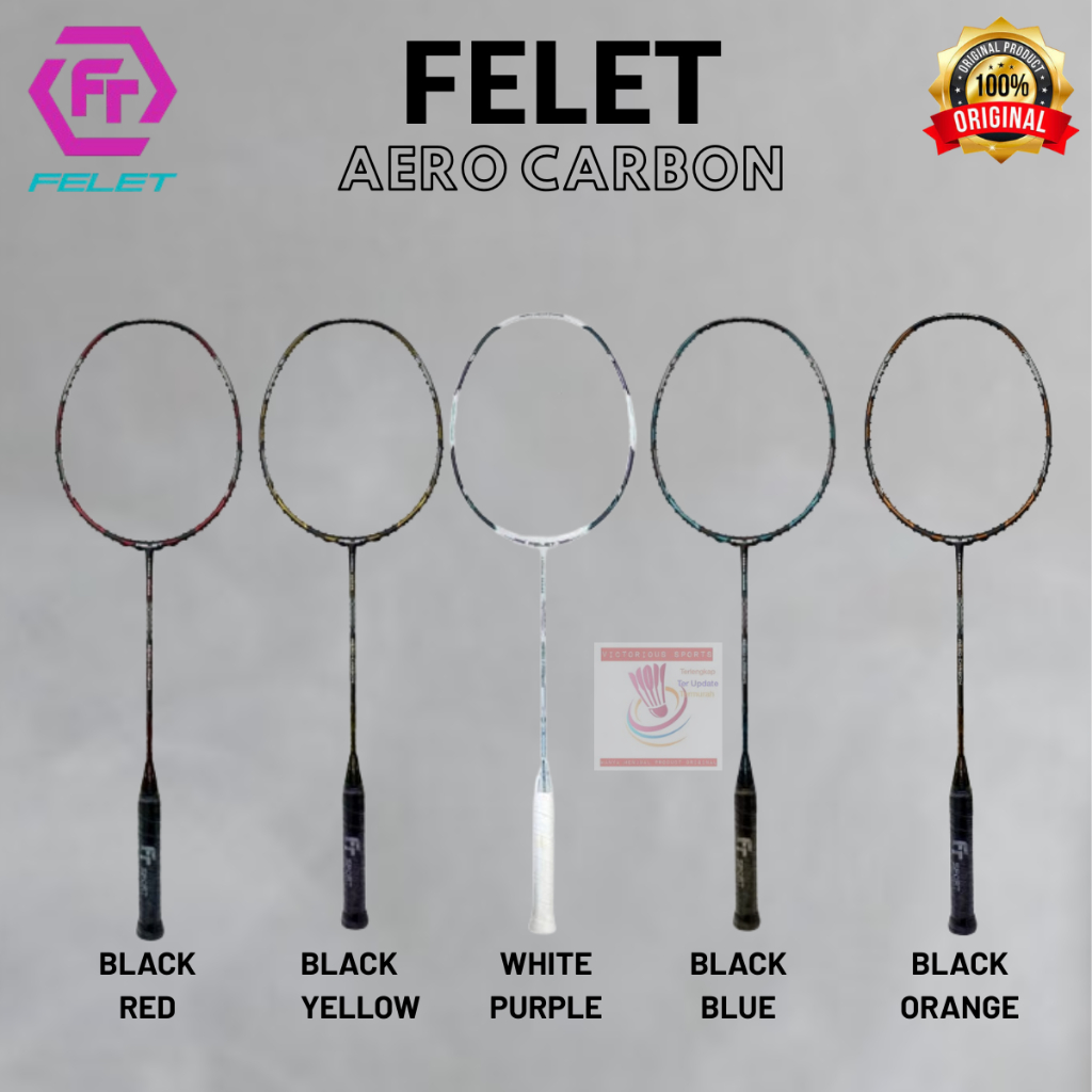 RAKET FELET BADMINTON BULUTANGKIS FELET AEROCARBON AERO CARBON ORIGINAL