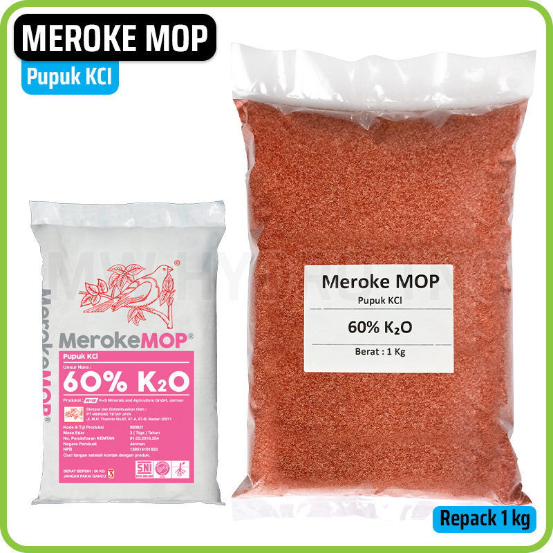 Meroke MOP, 1 Kg | Pupuk Kalium Klorida