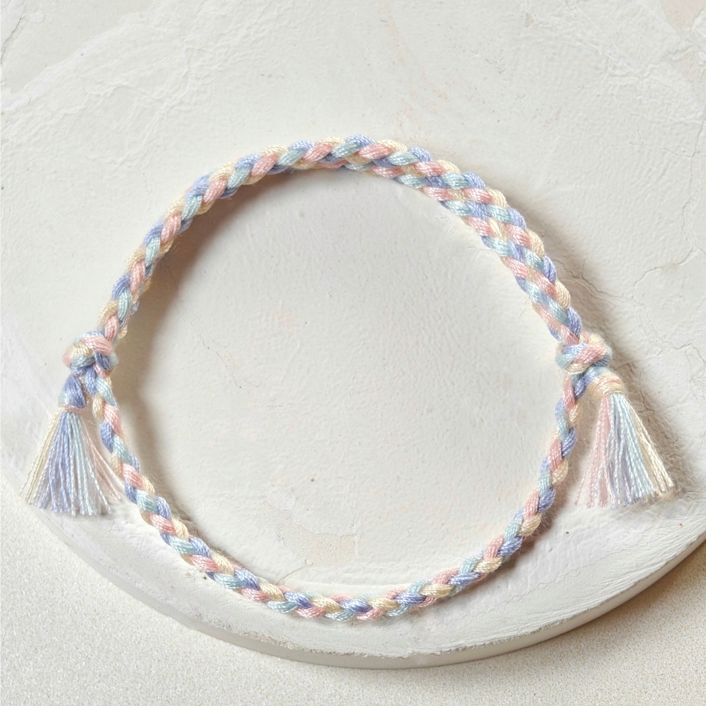 ELMAO #A49 Voka Bracelet | Gelang Tali Pastel Simpel Gelang Kepang