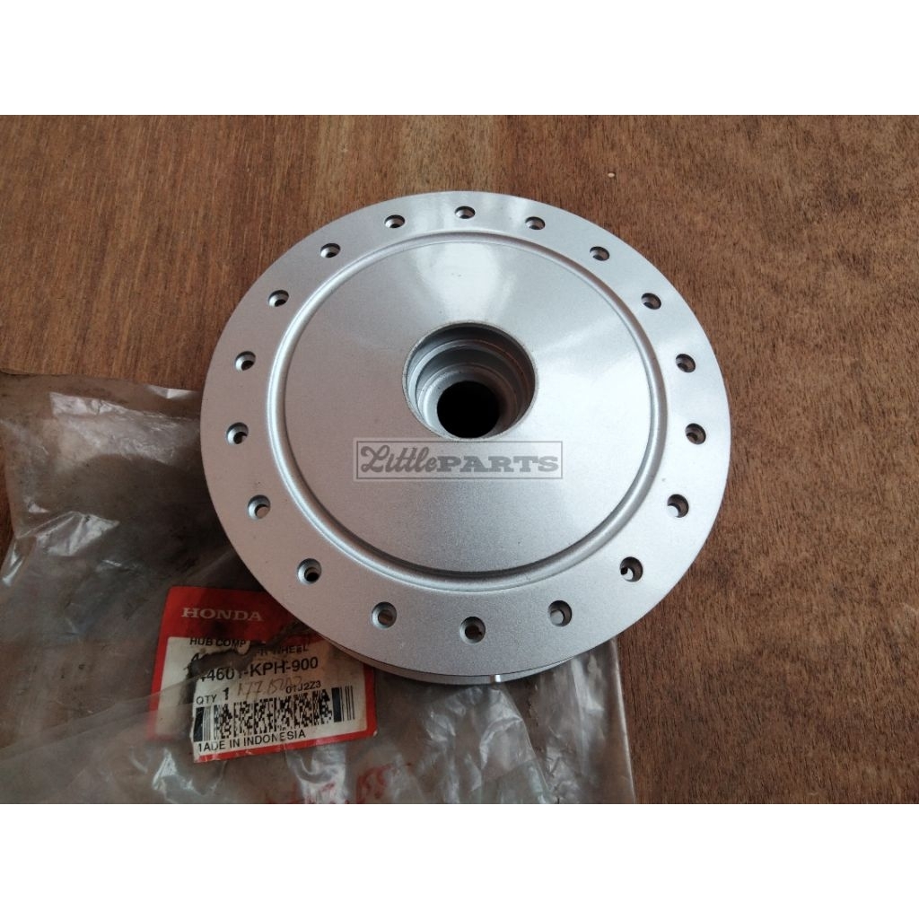 44601 KPH 900 hub comp fr wheel tromol trombol depan Honda kirana karisma supra x 125 lama ori origi