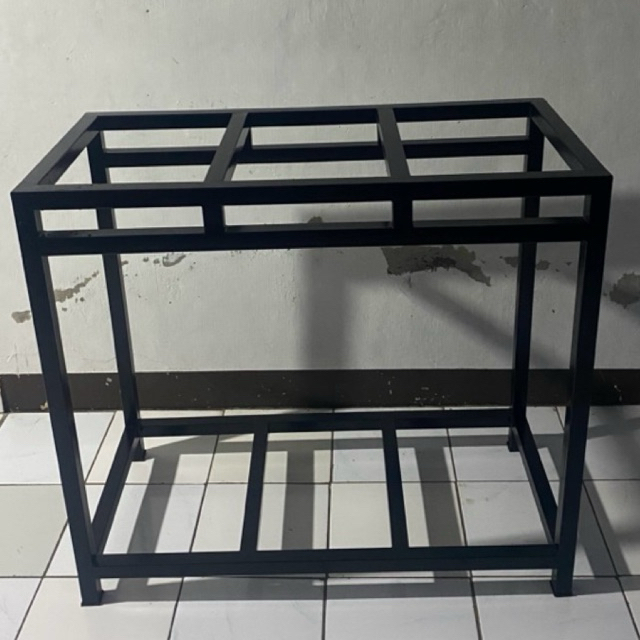 Rak Aquarium 100x50x70cm besi holo