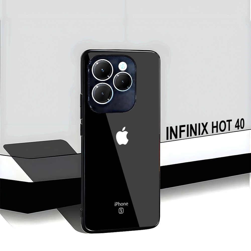 Softcase Kilau Glass Infinix Hot 40 Infinix Hot 40i Infinix Hot 40 Pro [M43] Case Infinix Hot 40 Hot