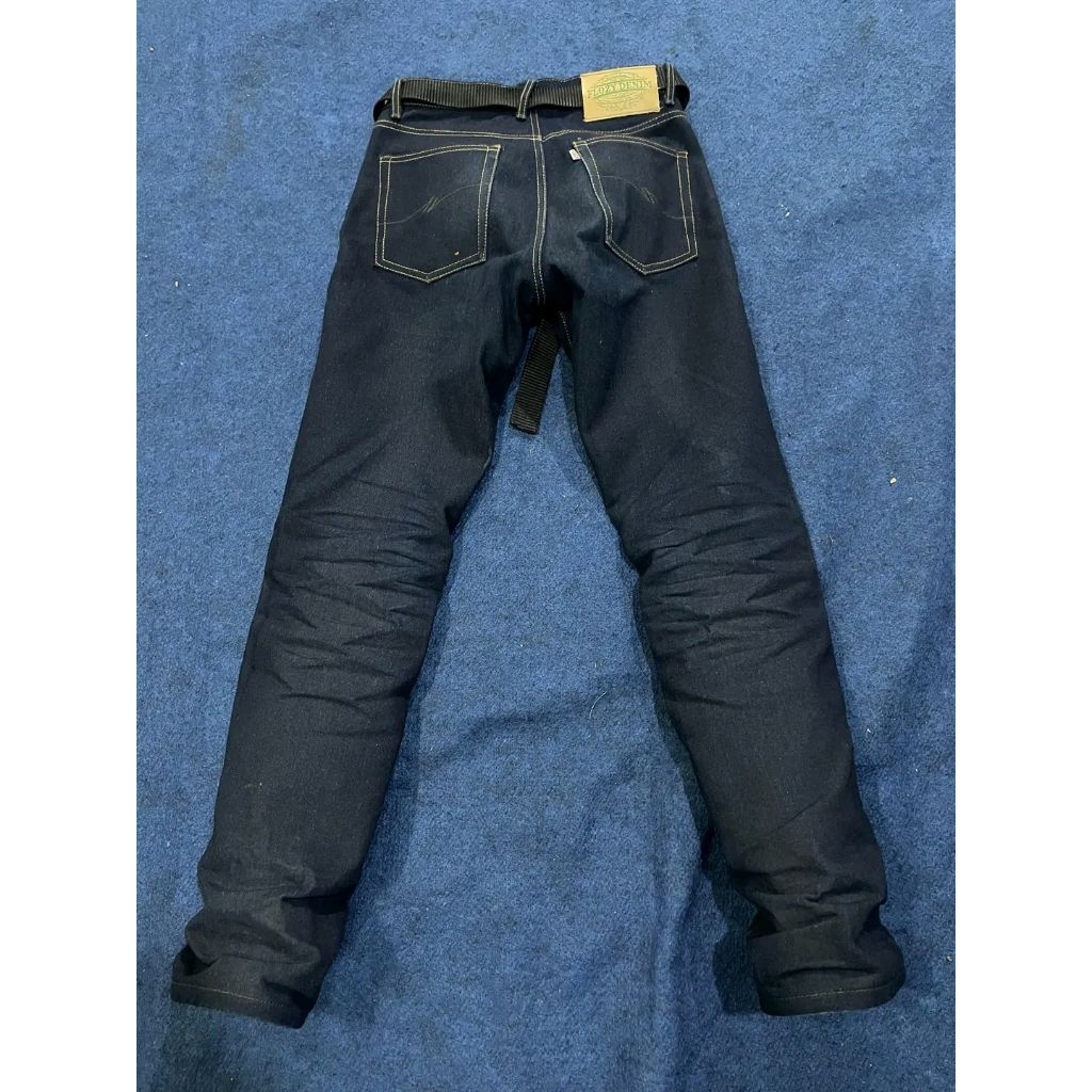 WtsFlozy denim Art Senemin 16oz Green x Indigo