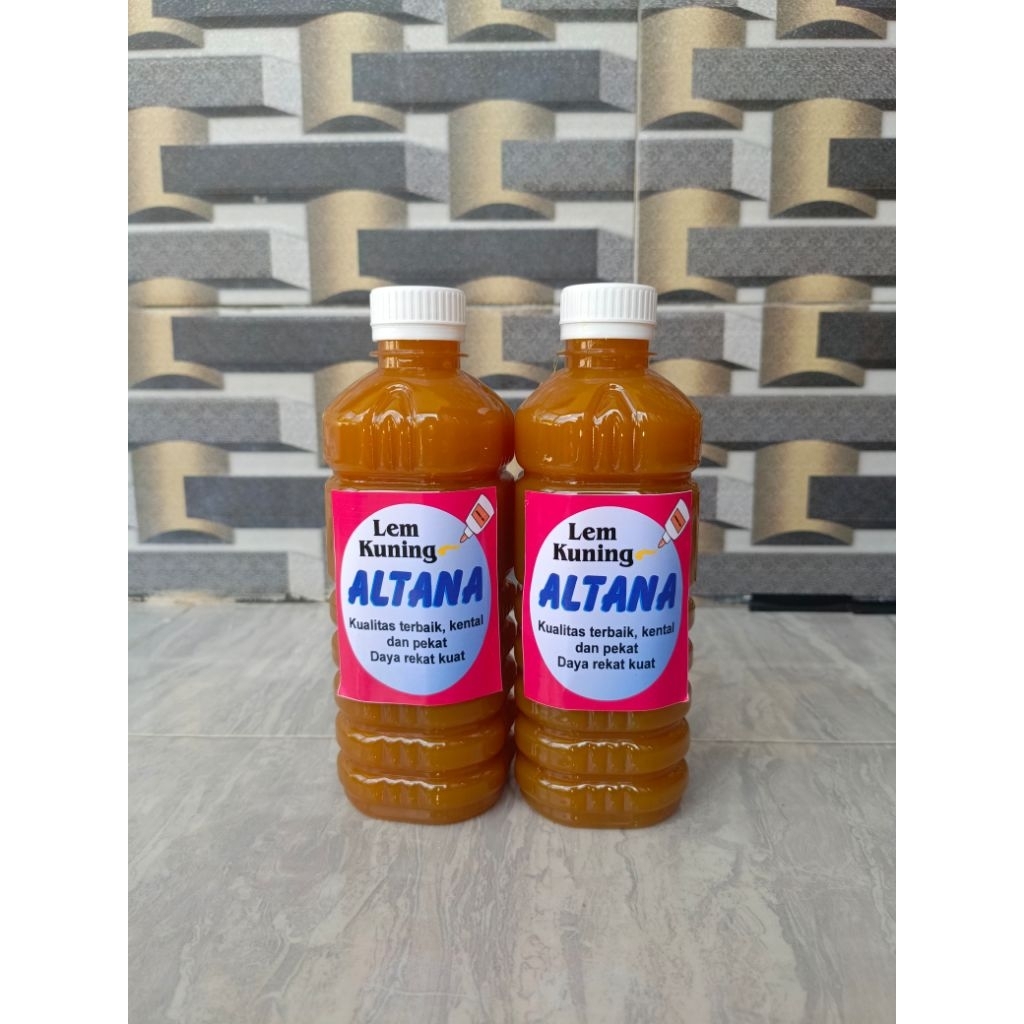 Lem kuning botolan 500ML/Lem kuning superkuat/Lem kuning serbaguna terlaris termurah
