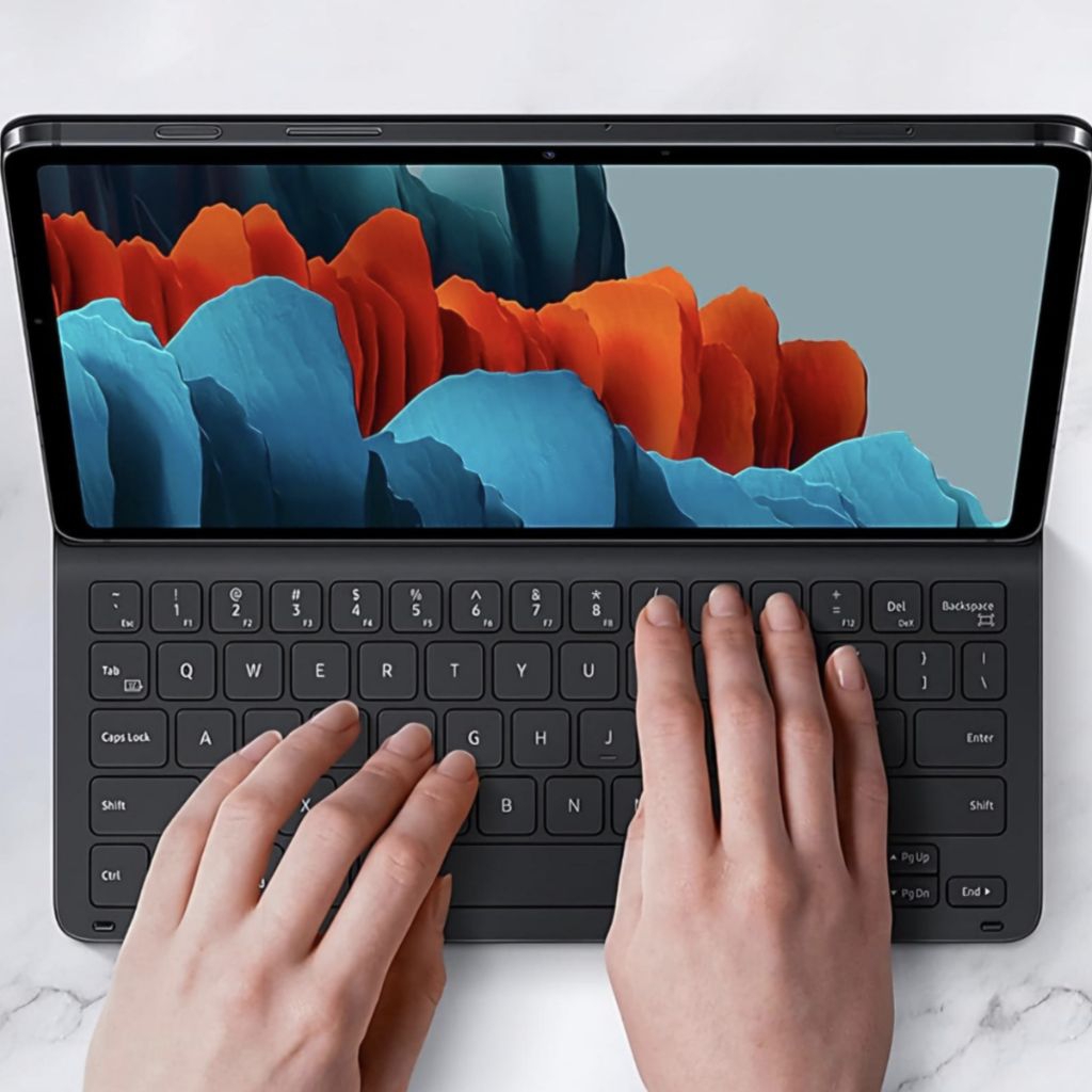 Samsung Tab S7 Plus Tab S7 FE Book Cover Keyboard Slim Original