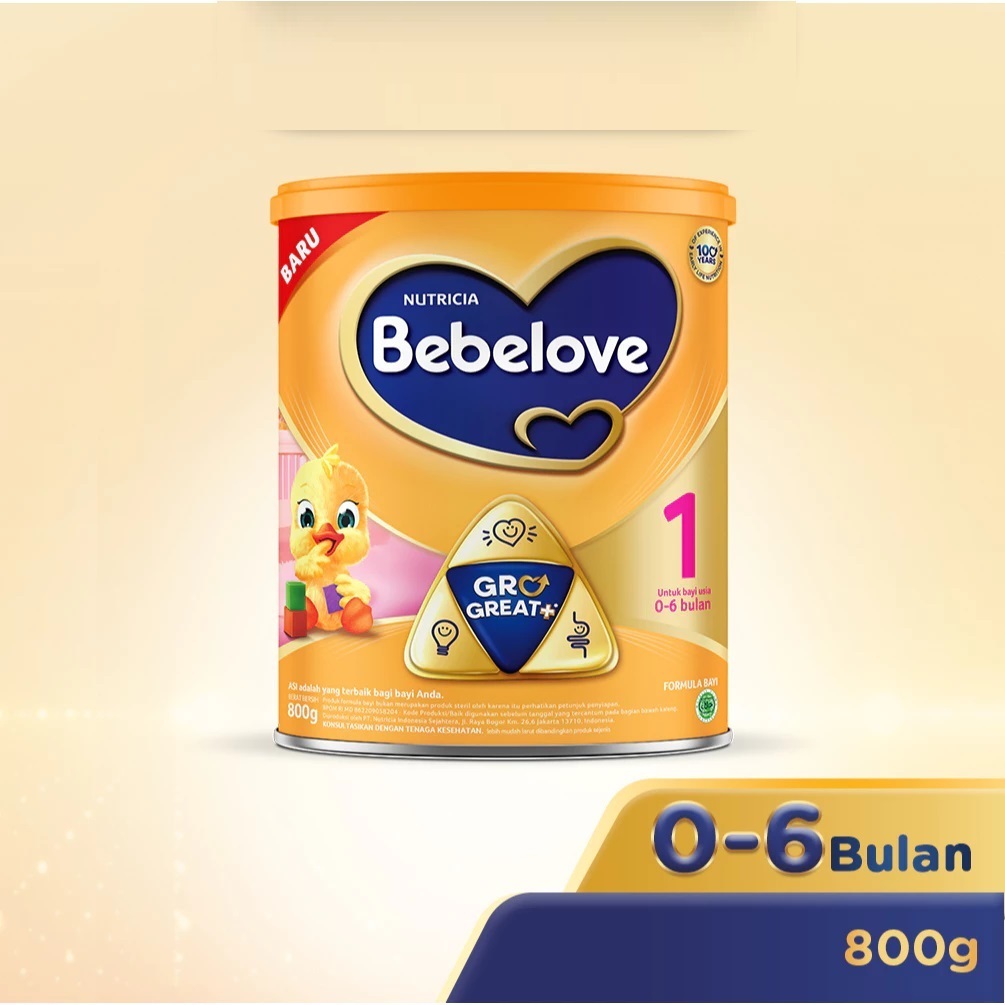 BEBELOVE 1 Kemasan Kaleng - 800GR Susu Bayi 0-6 Bulan