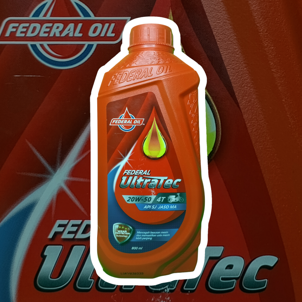 Federal Oil Ultratec 4T  20W-40 API SJ JASO MA