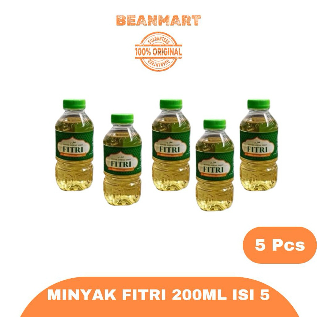 Minyak Goreng Fitri 5 Pcs / Minyak Goreng Fitri 200ml