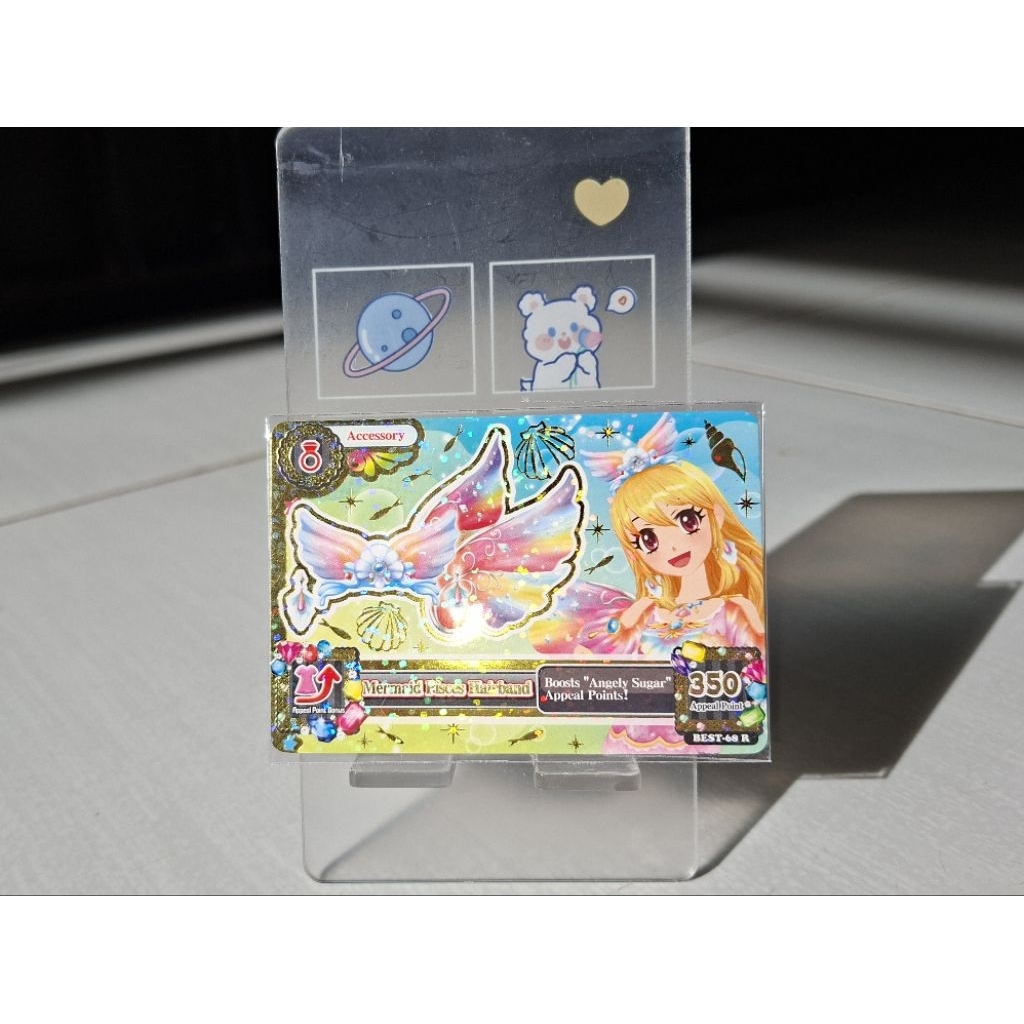 Aikatsu  acc card ichigo hoshimiya mermaid pisces