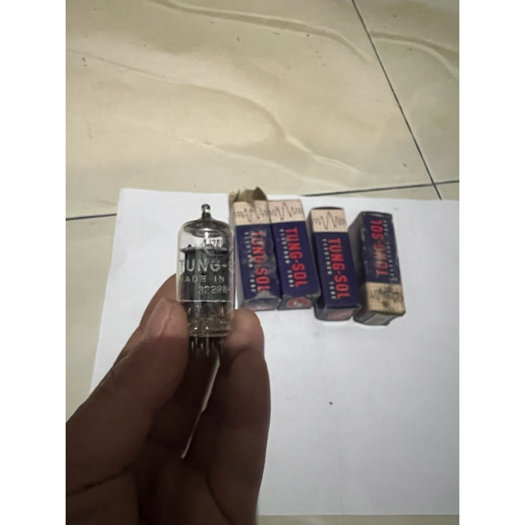 Tungsol 12au7 nos pair