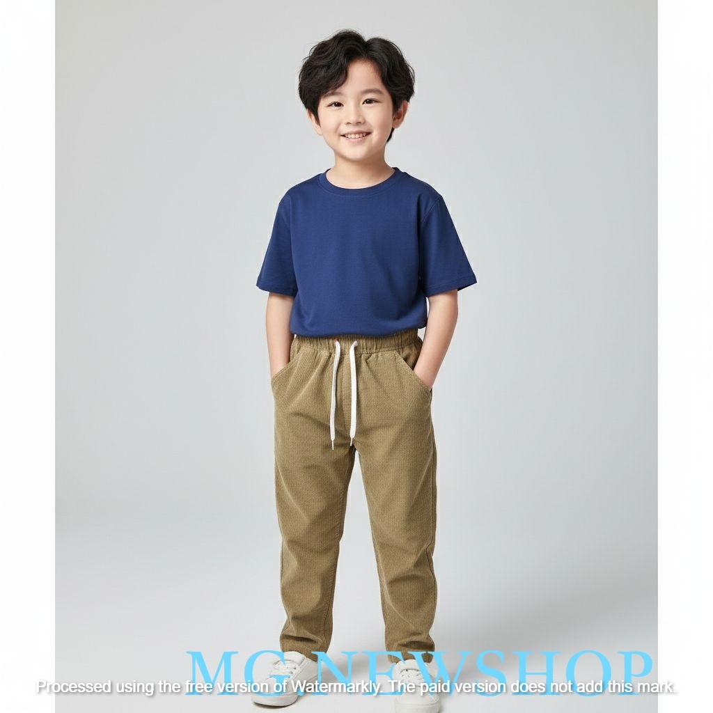 Celana Corduroy Panjang Anak Cowo Usia 6-12 Tahun Bahan Corduroy Premium