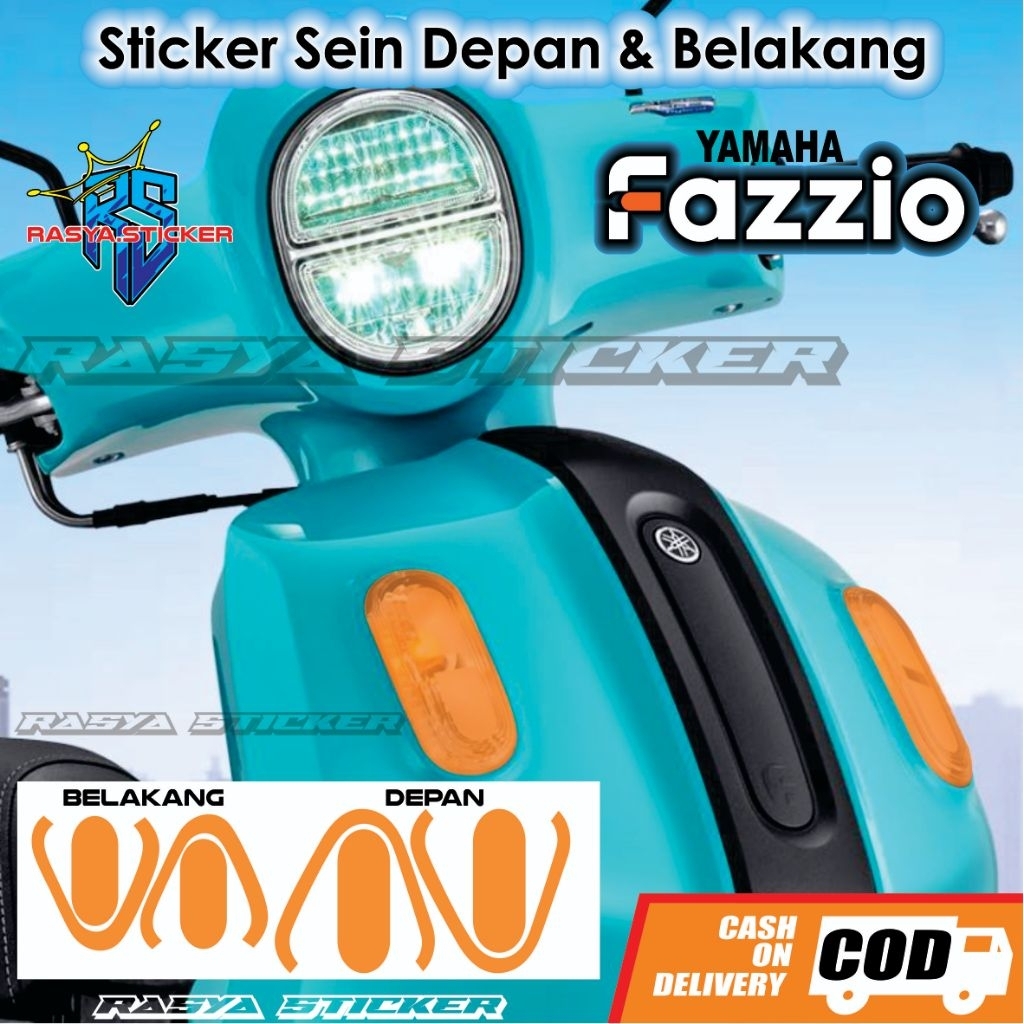 Sticker sein fazzio || Sticker anti gores sein YAMAHA Fazzio