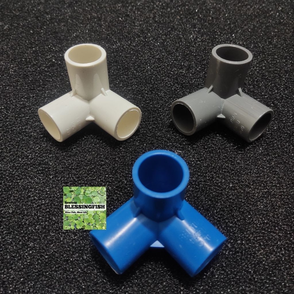 Sambungan Elbow 3 Way Pipa 20mm Sambungan Elbow Pipa 20mm 3Way Elbow 20mm 3 Way Sambungan 3 Way Pipa
